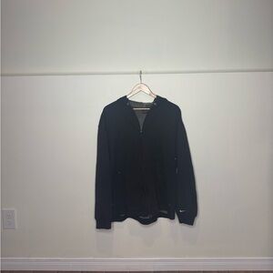 Vintage 90s Nike Velour-Lined Zip-Up Hoodie